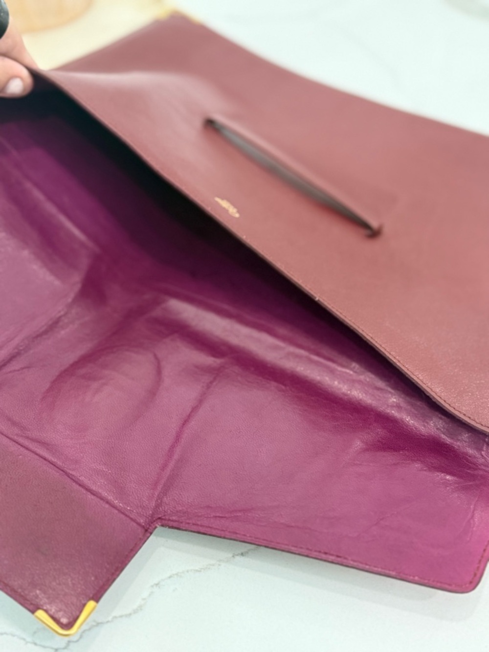 Cartier Must de Cartier document case or clutch bag VINTAGE: SPOTLESS CONDITION - Picture 7 of 11